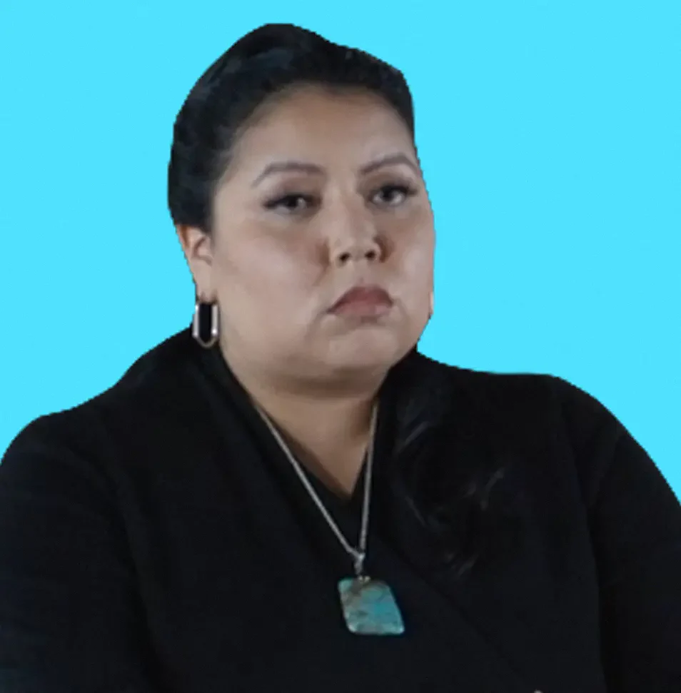 Photo of Nina, played by Joelle Peters